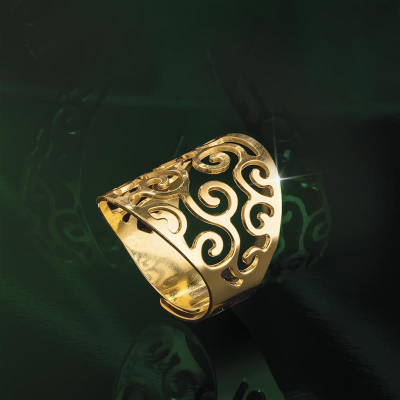 Golden Riccioli Ring